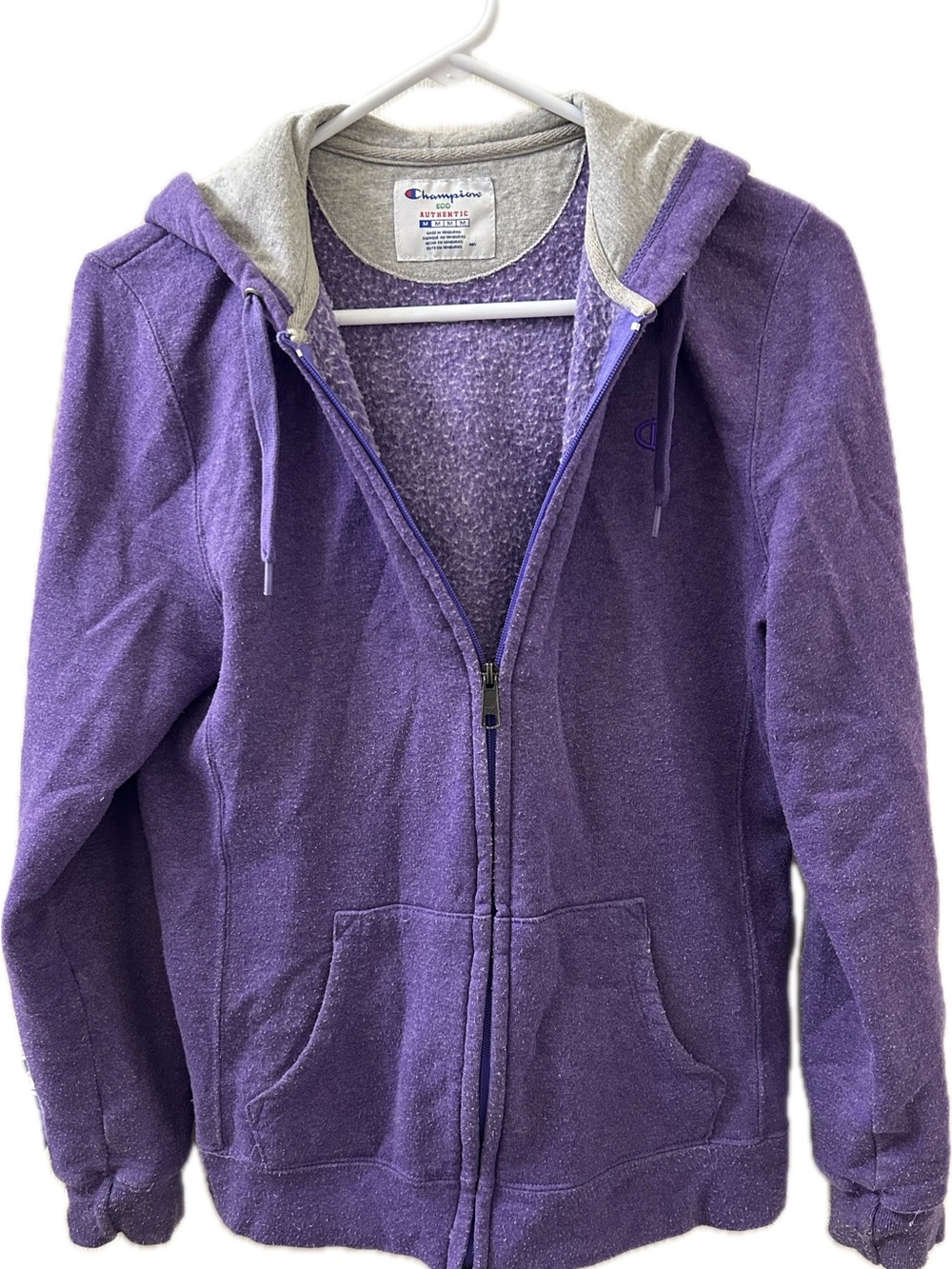 Purple Full-Zip Hoodie